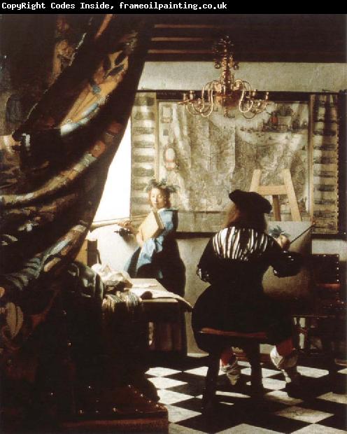 Jan Vermeer the artist s studio